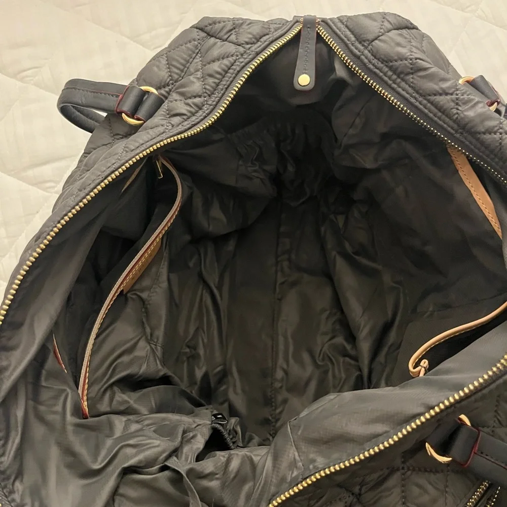 MZ Wallace Black Quilted Duffel Bag with Durable Design - Picture 8 of 8